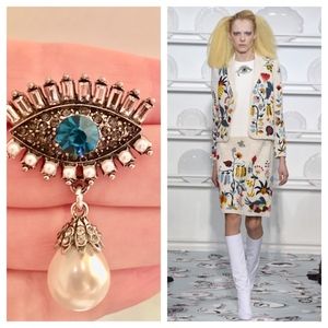 COPY - Evil eye brooch